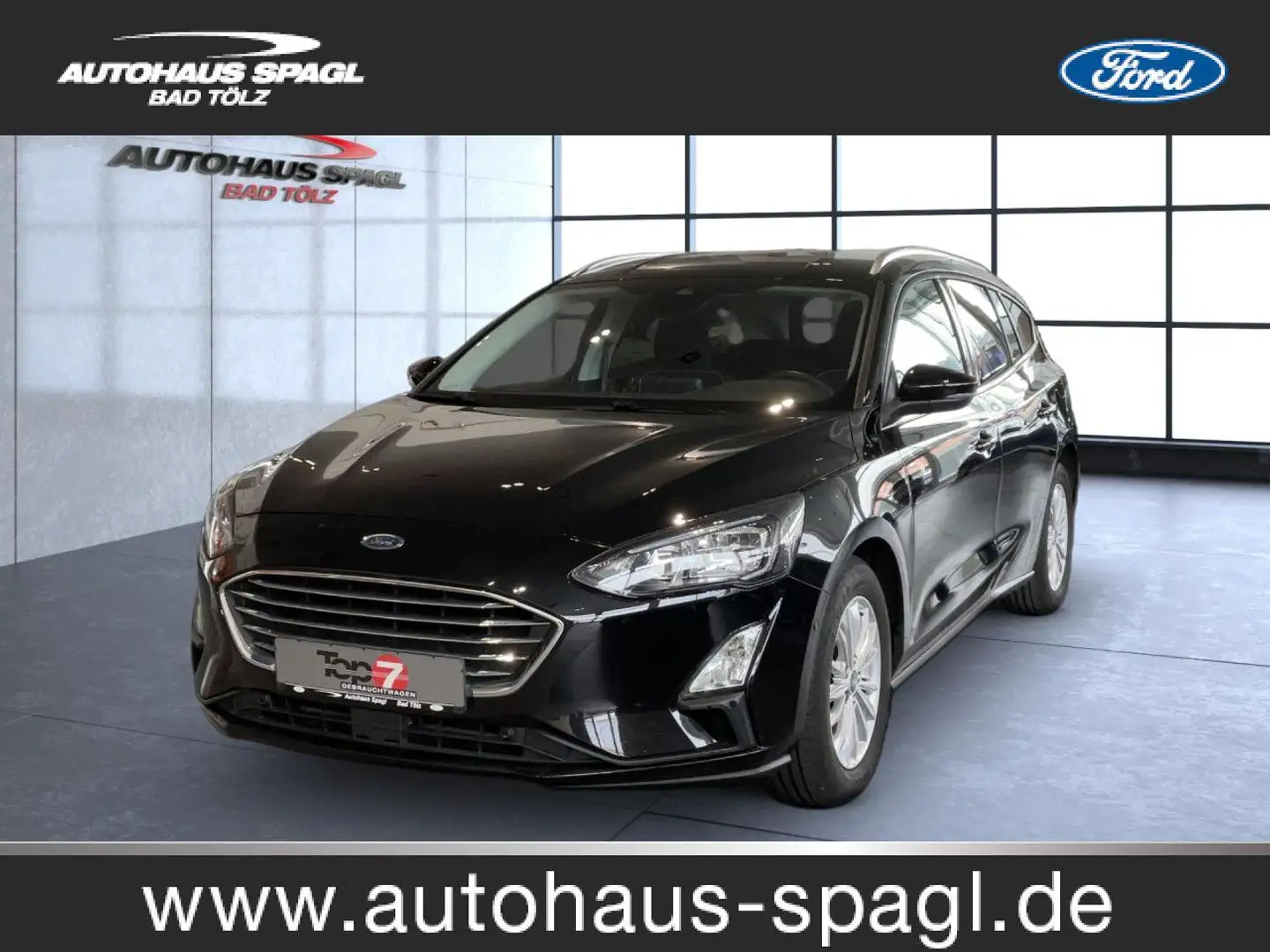 Ford Focus Titanium Bluetooth Navi LED Klima Zwart - 1