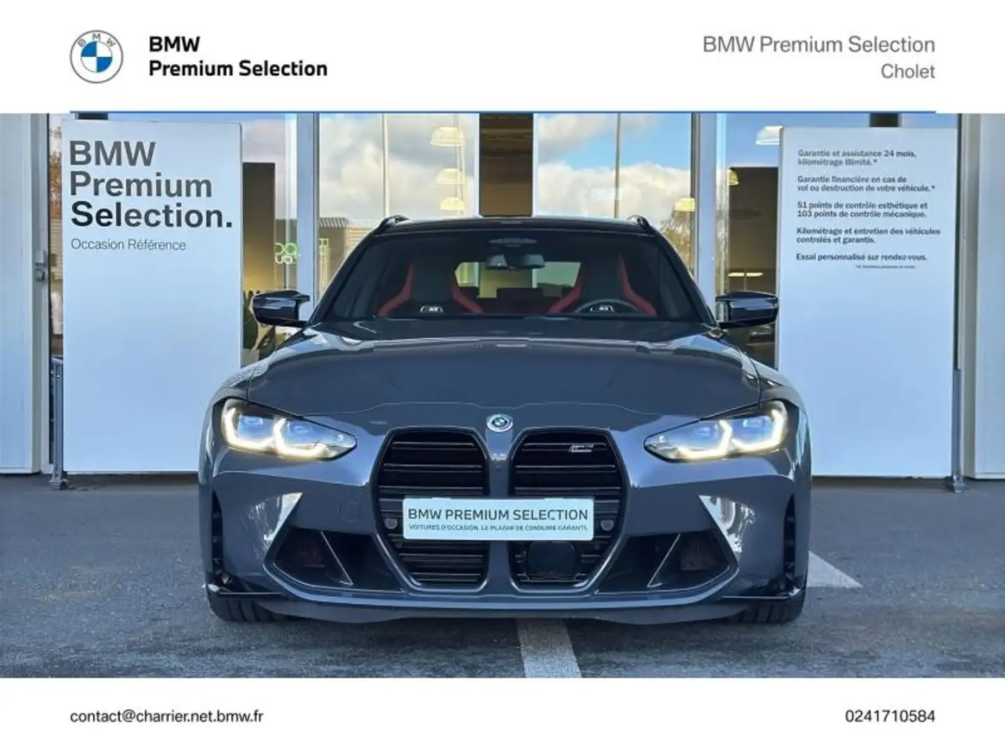 BMW M3 3.0 510ch Competition M xDrive Gris - 2