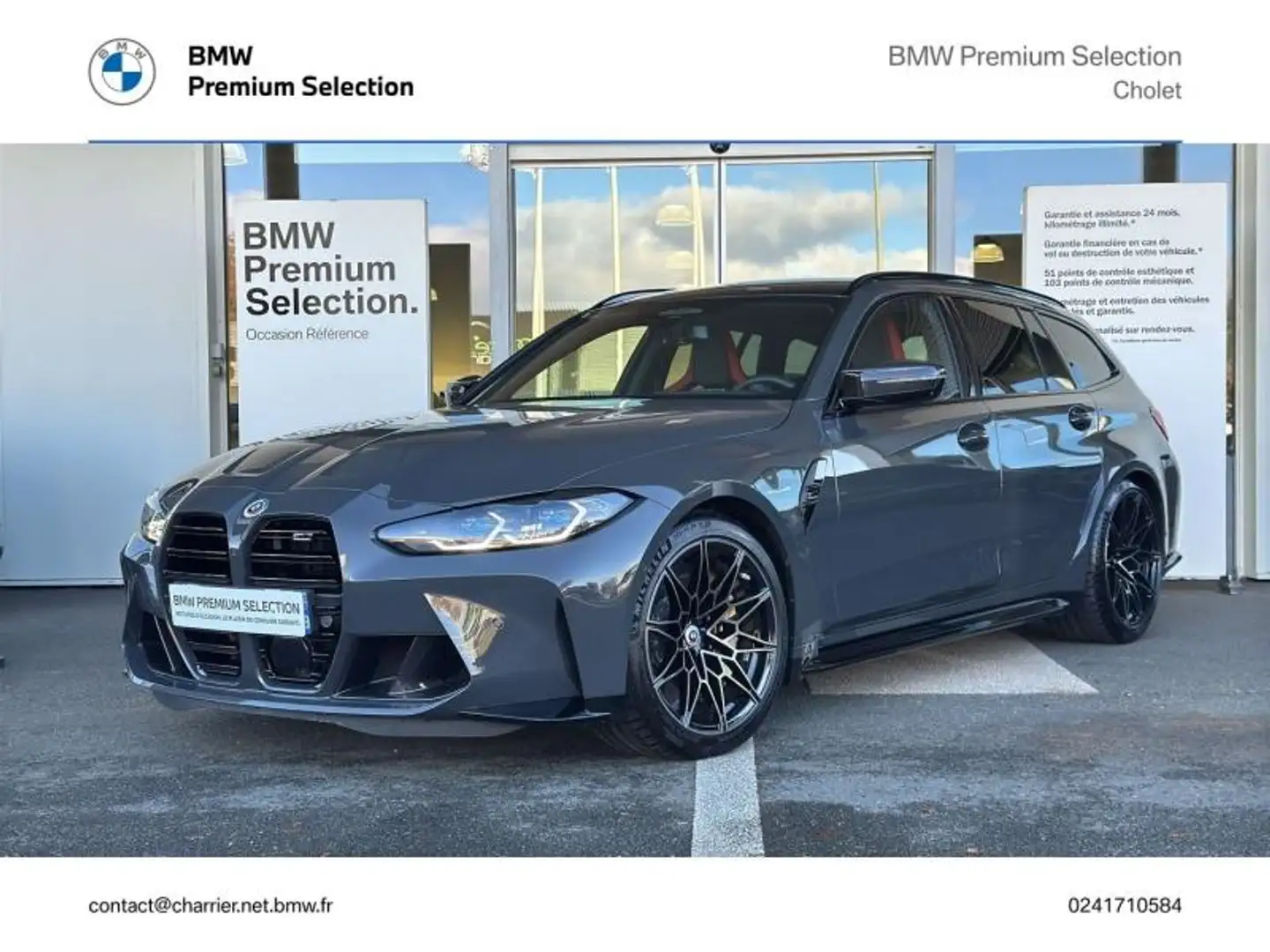 BMW M3 3.0 510ch Competition M xDrive Gris - 1