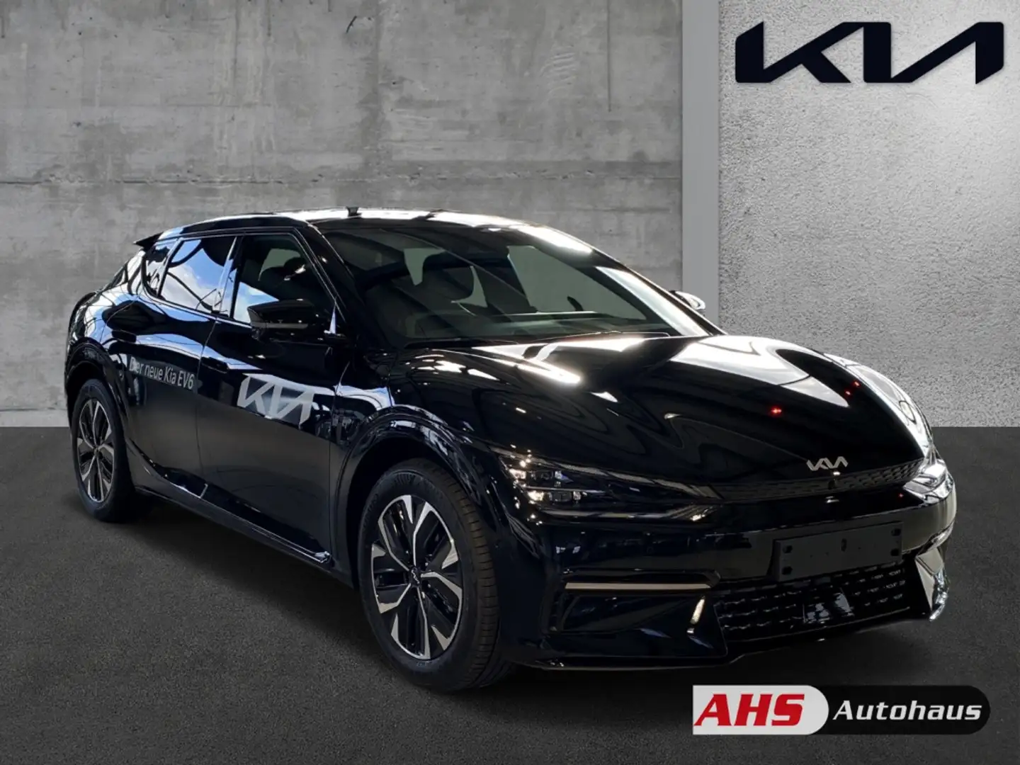 Kia EV6 GT-Line 4WD Elektro 77 Navi HUD Glasdach Schwarz - 2