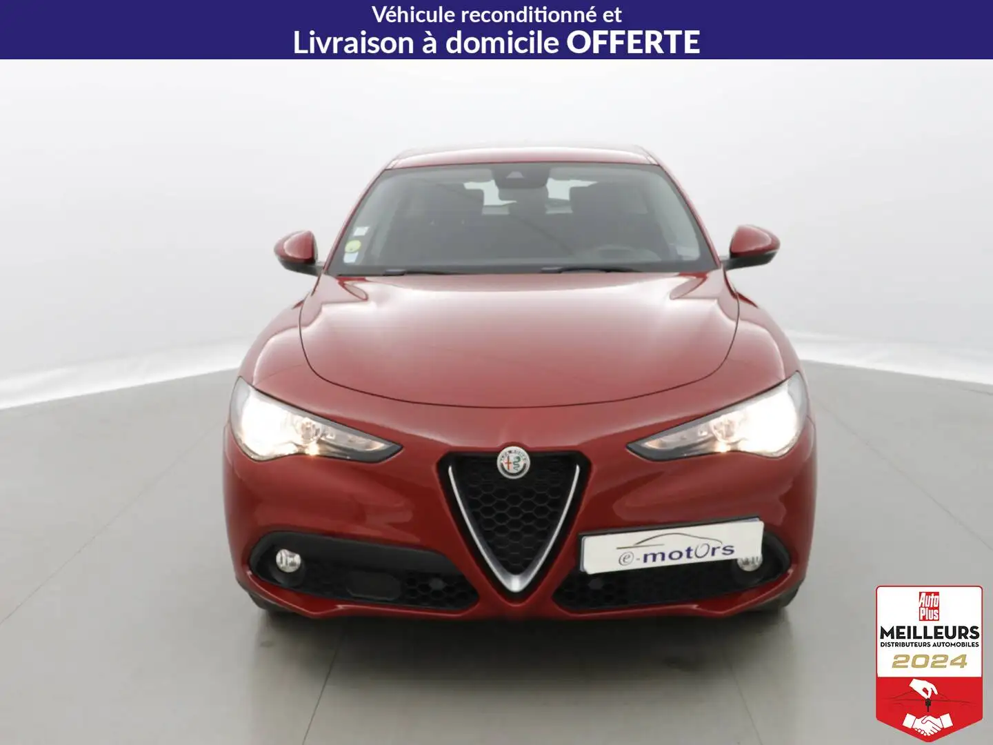 Alfa Romeo Stelvio Stelvio 2.2 160 AT8 +GPS +PDC AV/AR Rouge - 2