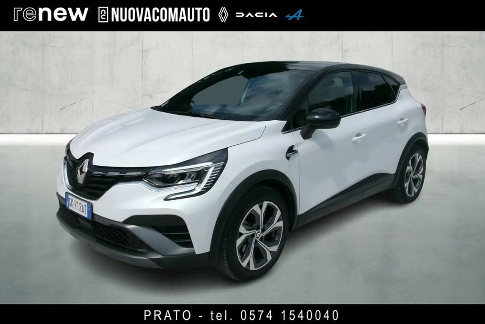 Renault Captur 1.6 hybrid RS Line E-Tech 145cv auto Bianco - 1