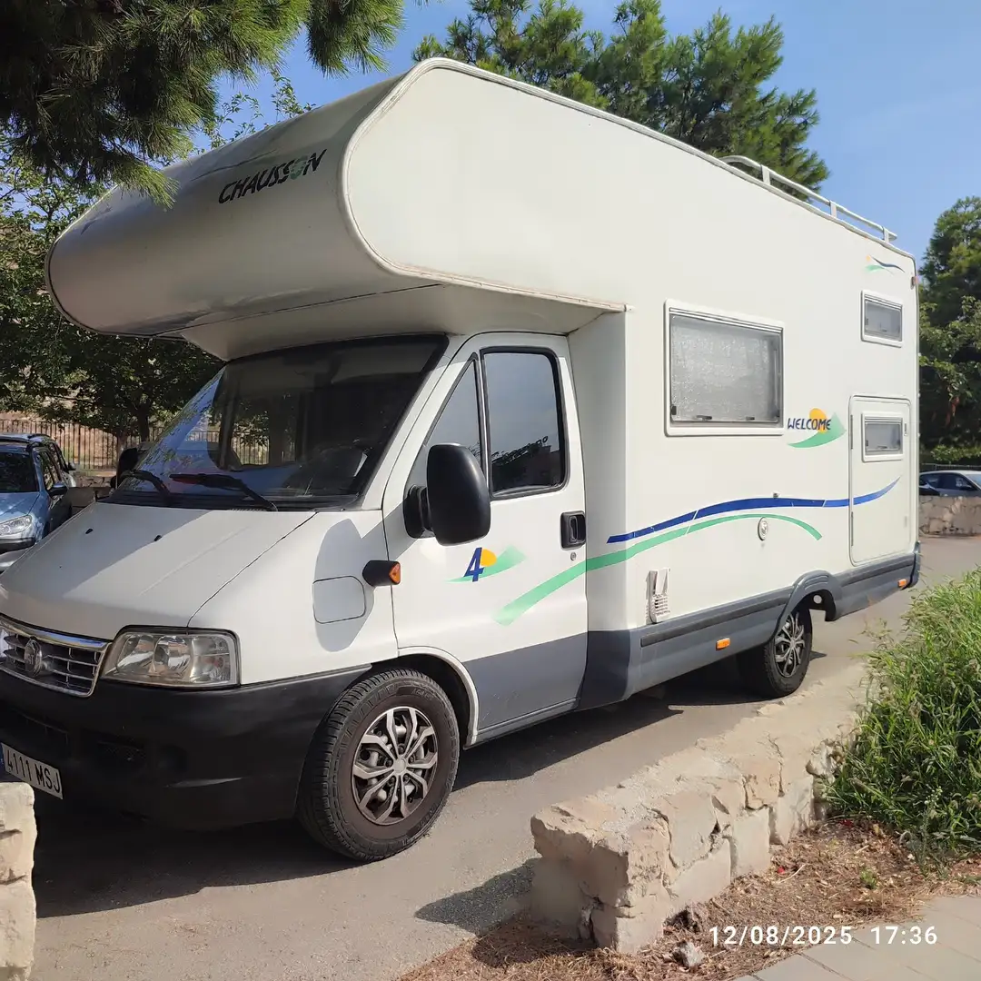 Fiat Ducato autocaravana Fiat Ducato chausson Blanco - 2