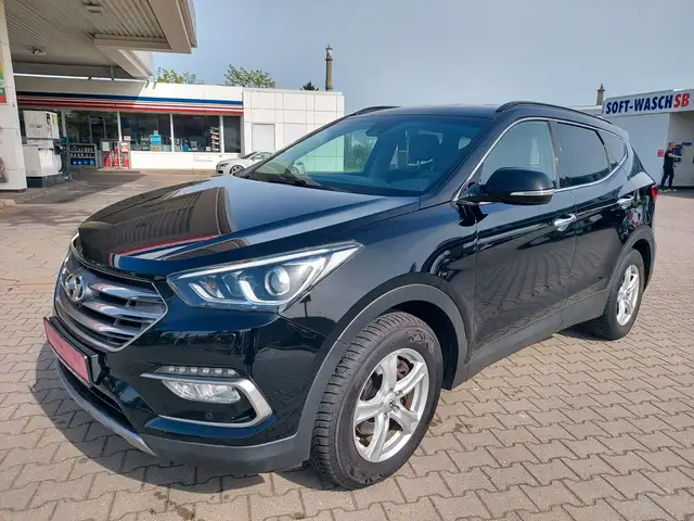 Hyundai SANTA FE blue Premium 4WD XENON LED NAVI LEDER