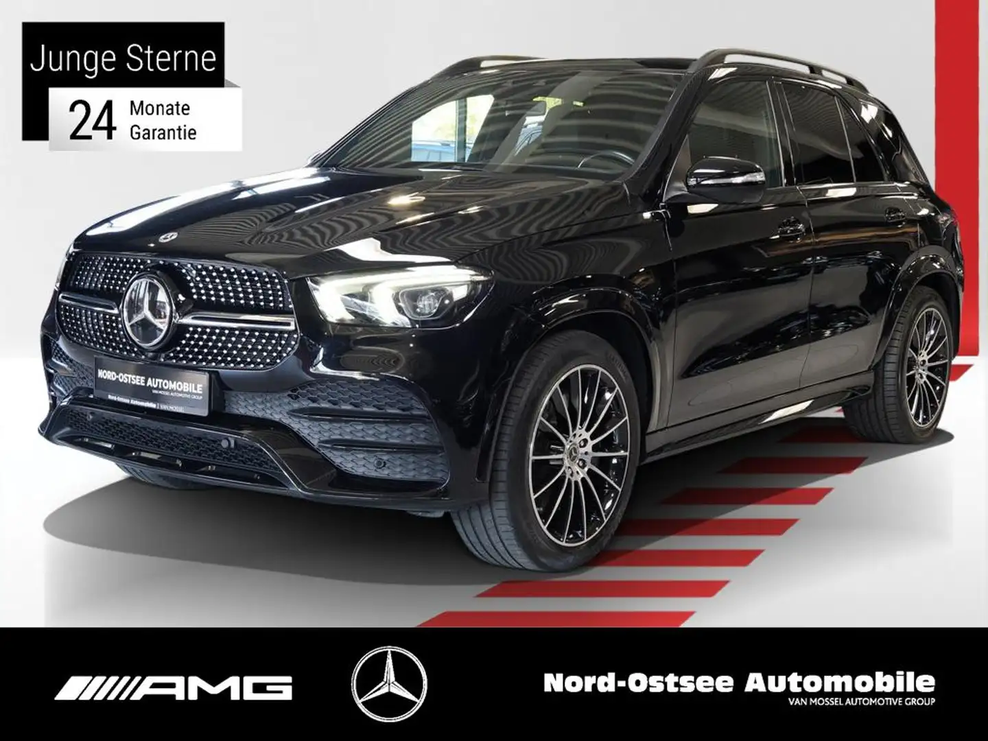 Mercedes-Benz GLE 350 de 4 M AMG 360° DISTRO AHK SHZ LED NIGHT Zwart - 1