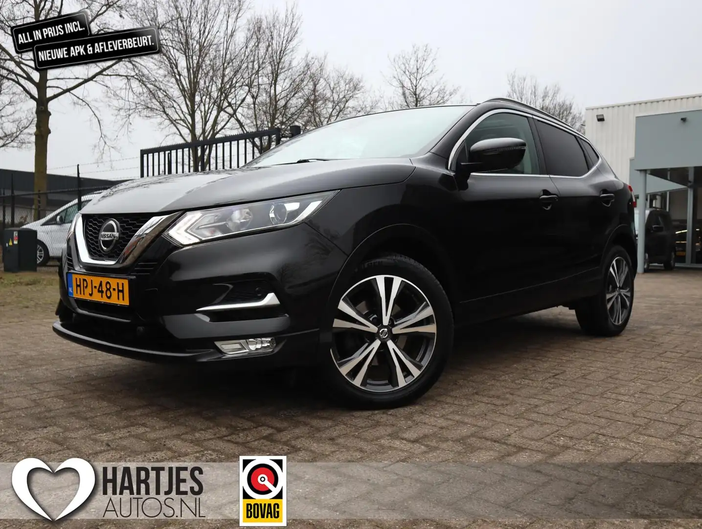 Nissan Qashqai 1.3 DIG-T 160pk Tekna Automaat (Vol-Opties!) Noir - 1
