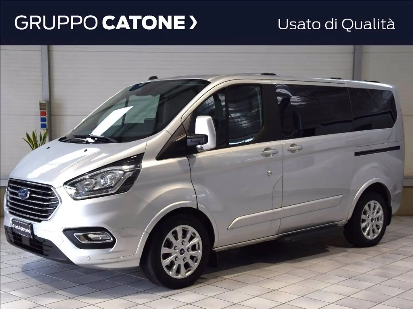 Ford Tourneo Custom 310 2.0 tdci 130cv Titanium L1H1 E6 Gris - 1