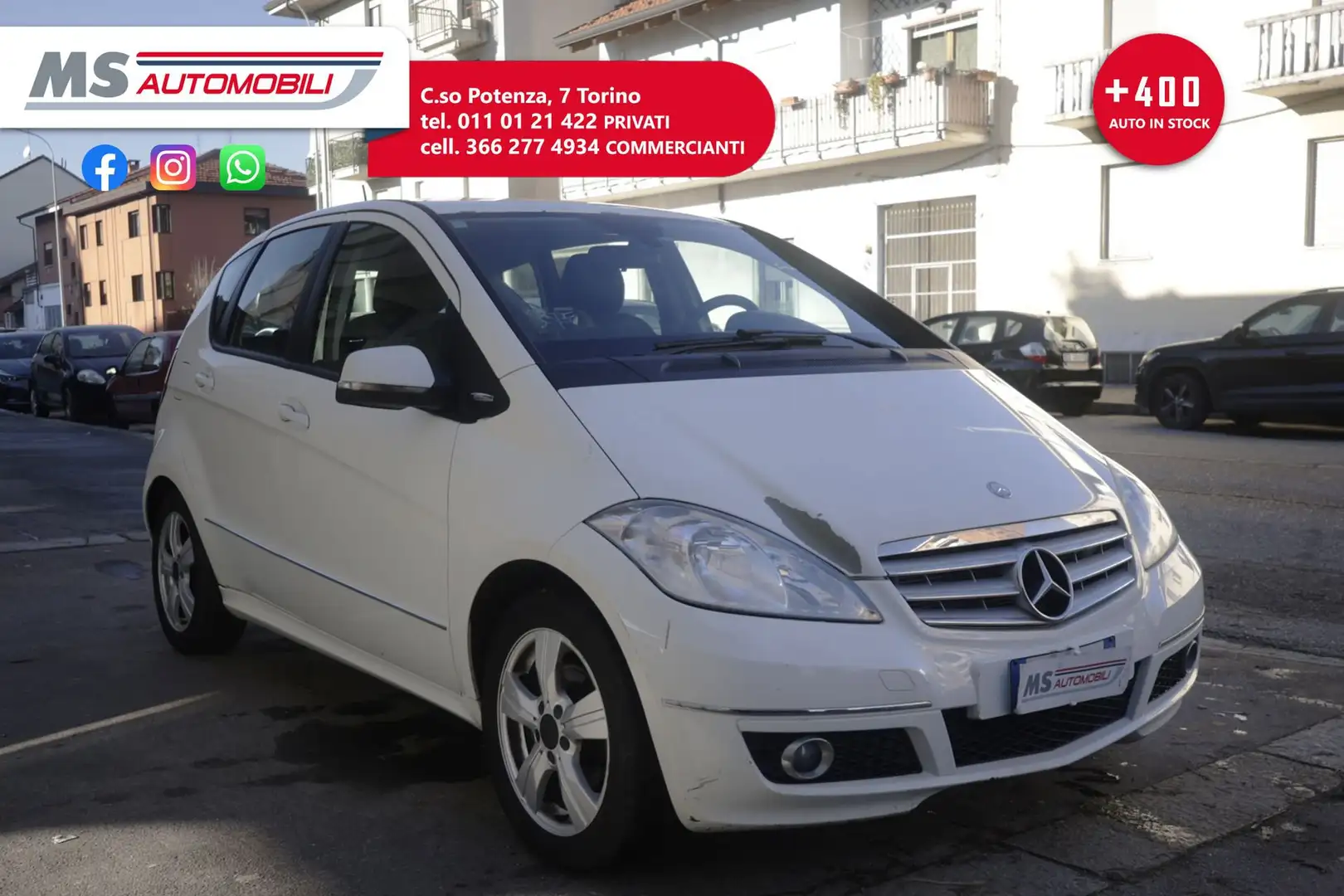 Mercedes-Benz A 180 Mercedes-Benz Classe A 180 CDI Avantgarde Unicoproprietario Blanco - 1