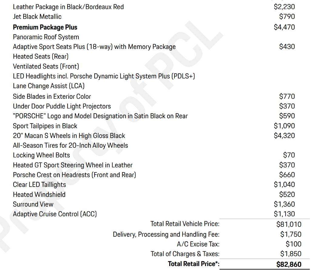 used 2023 Porsche Macan car, priced at $51,900