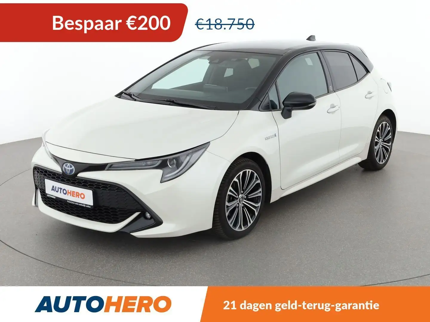 Toyota Corolla 1.8 Hybrid Team D Blanc - 1