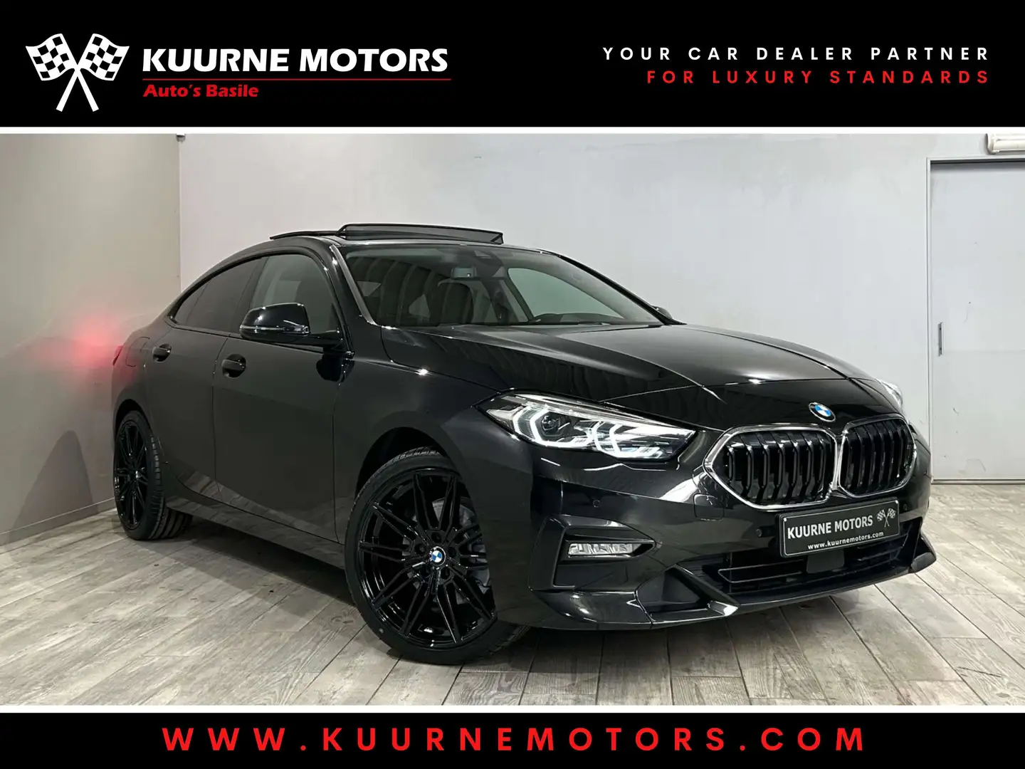 BMW 218 iA SportLine Alu19\/Pano/Led/Hk/Pdc *1j garantie* Schwarz - 1