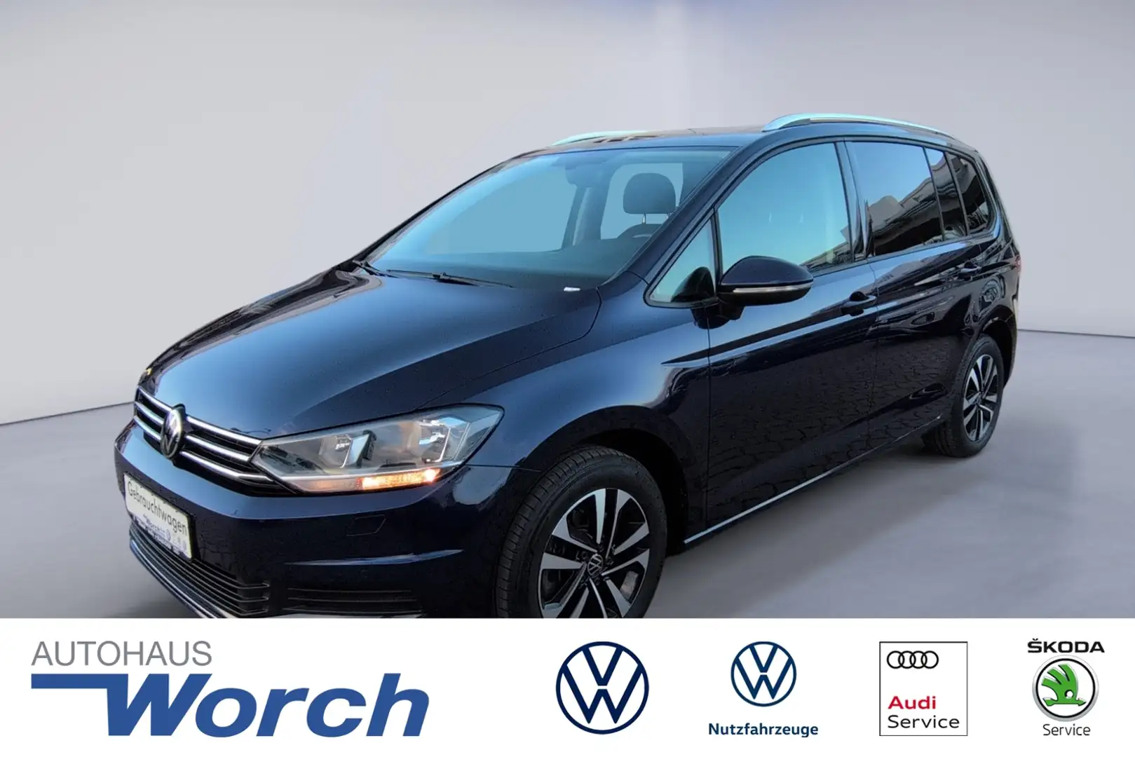 Volkswagen Touran 2.0 TDI United PANO+AHK+7SITZE Blau - 1