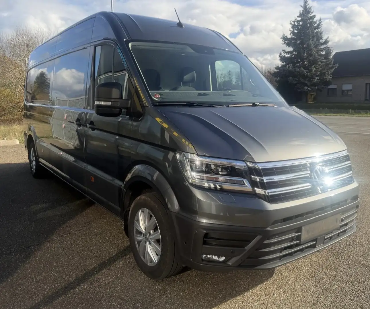 Volkswagen Crafter Maxi Led sieges massant full options !! 180 cv Gris - 1
