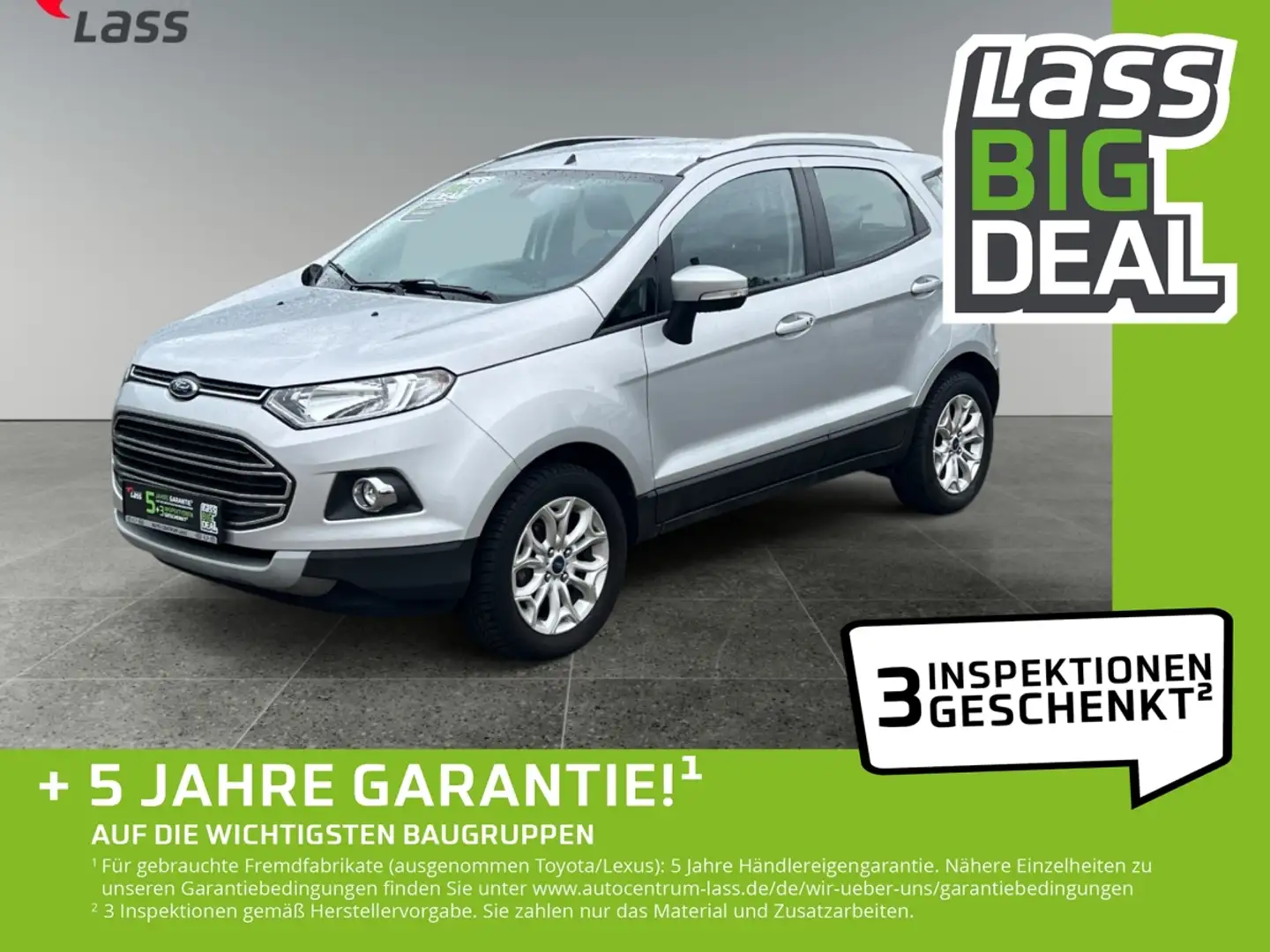 Ford EcoSport 1.0 EcoBoost Titanium Matrix KeyLess LM Argintiu - 1