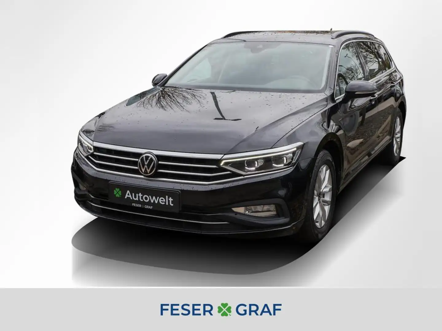 Volkswagen Passat Variant 2.0 TDI Business DSG Matrix Pano Schwarz - 1