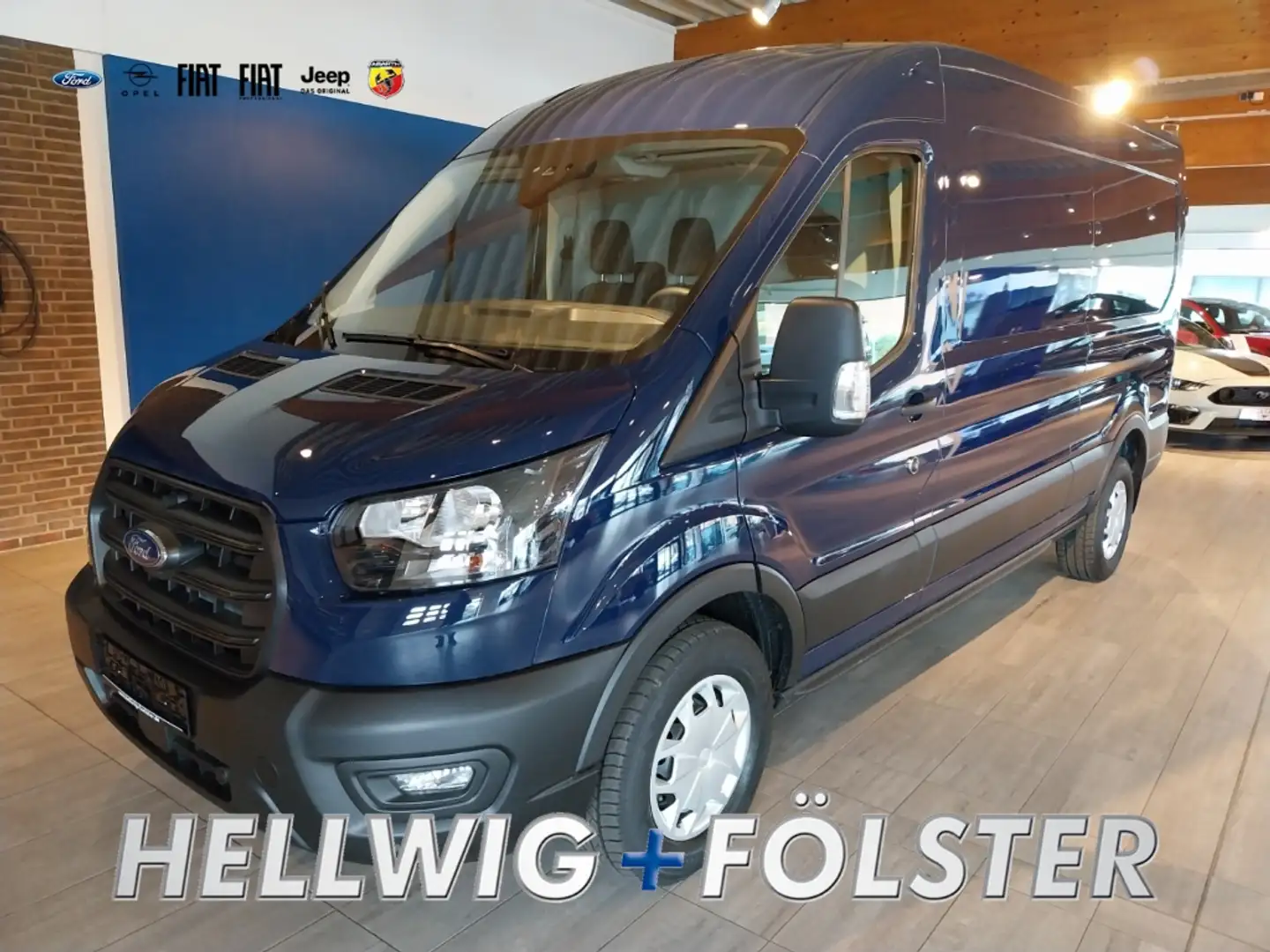 Ford Transit TREND 350 L3 H2 TECHNOLOGIE-PAKET 10 / GJR Bleu - 1