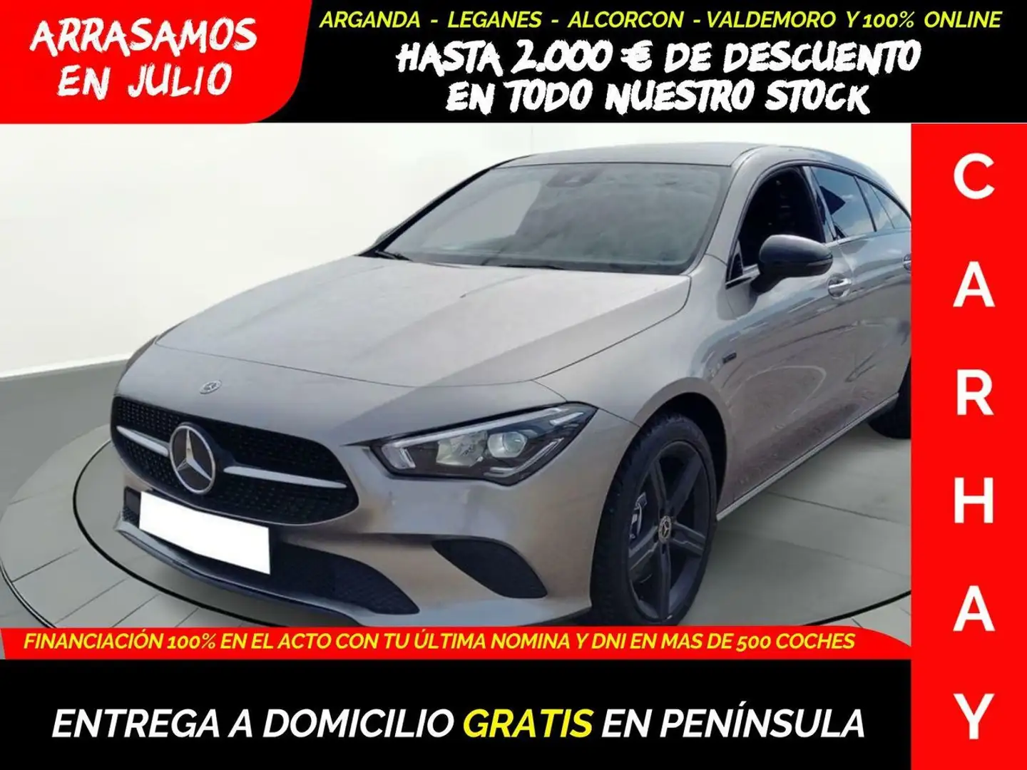 Mercedes-Benz CLA 250 E PHEV AUT Gris - 1