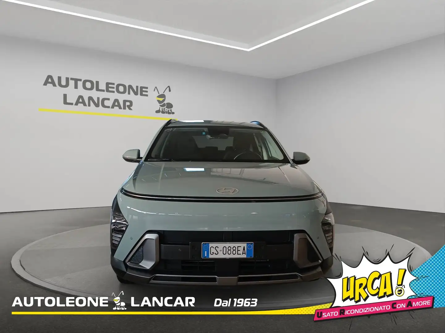 Hyundai KONA 1.6 gdi HEV X Line 141cv DCT 1 PROPRIETARIO Verde - 2