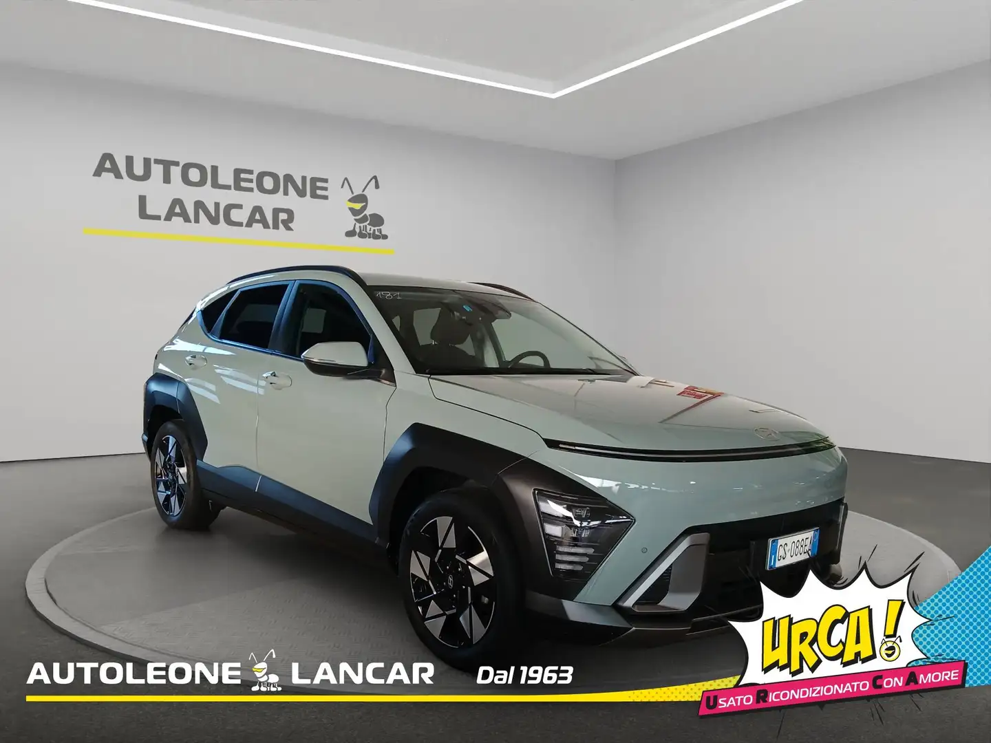 Hyundai KONA 1.6 gdi HEV X Line 141cv DCT 1 PROPRIETARIO Verde - 1