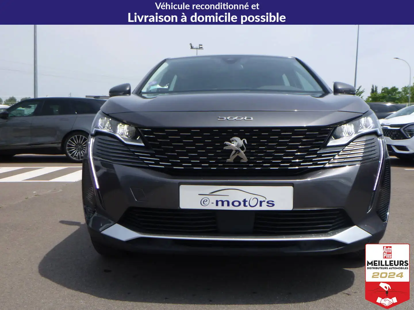 Peugeot 3008 Puretech 130 Active +GPS +Caméra Gris - 2