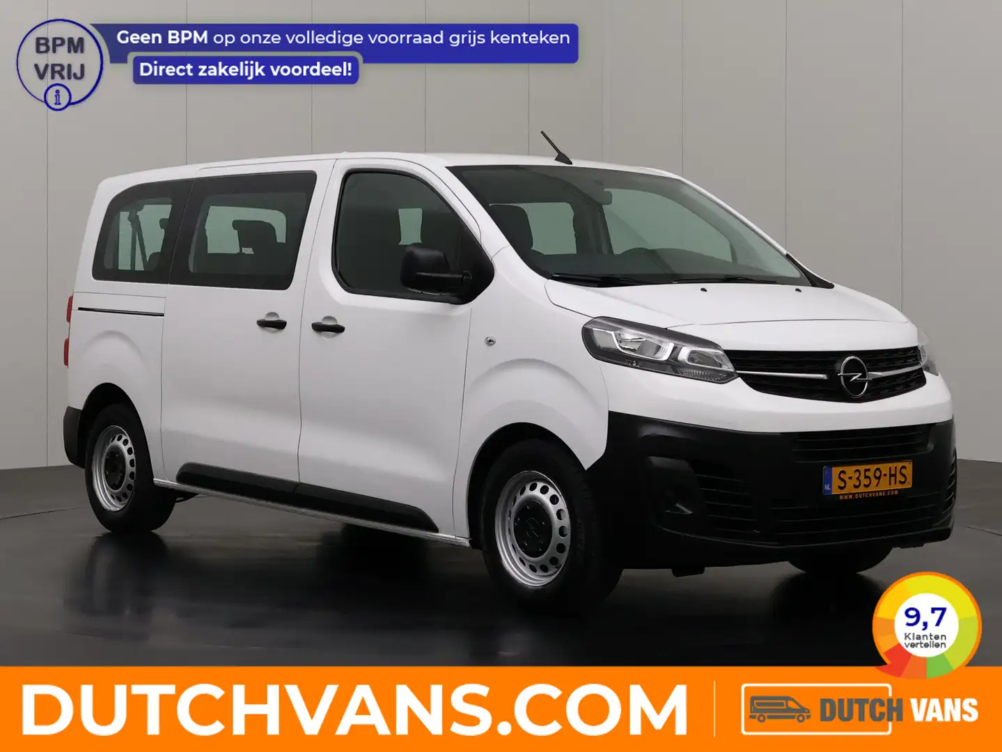 Opel Vivaro Combi 1.5CDTI 120PK XL Personenbus | 9-Persoons | Wit - 1