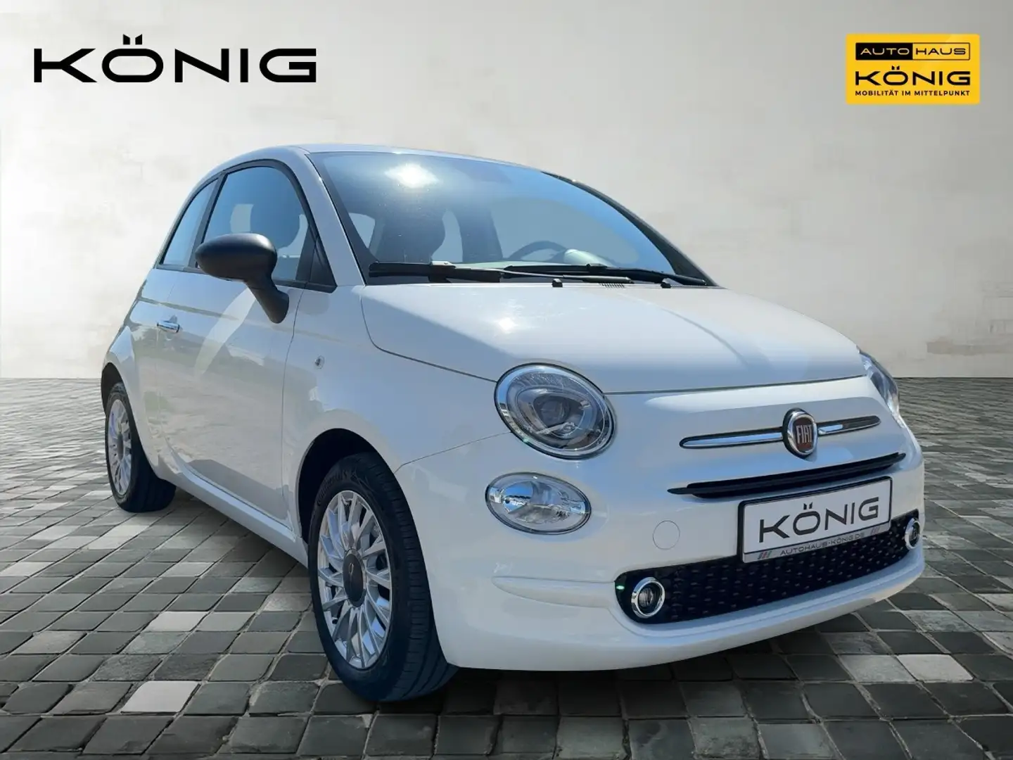 Fiat 500 MY23 1.0 Klima Navigation PDC Komfortpaket Weiß - 2