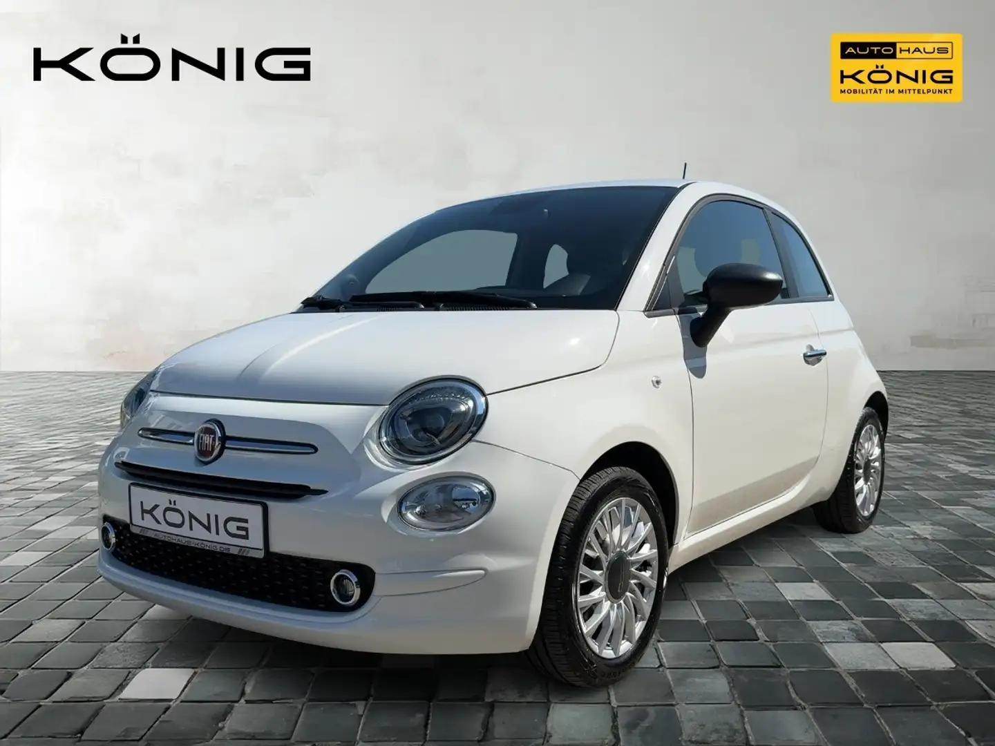 Fiat 500 MY23 1.0 Klima Navigation PDC Komfortpaket Weiß - 1