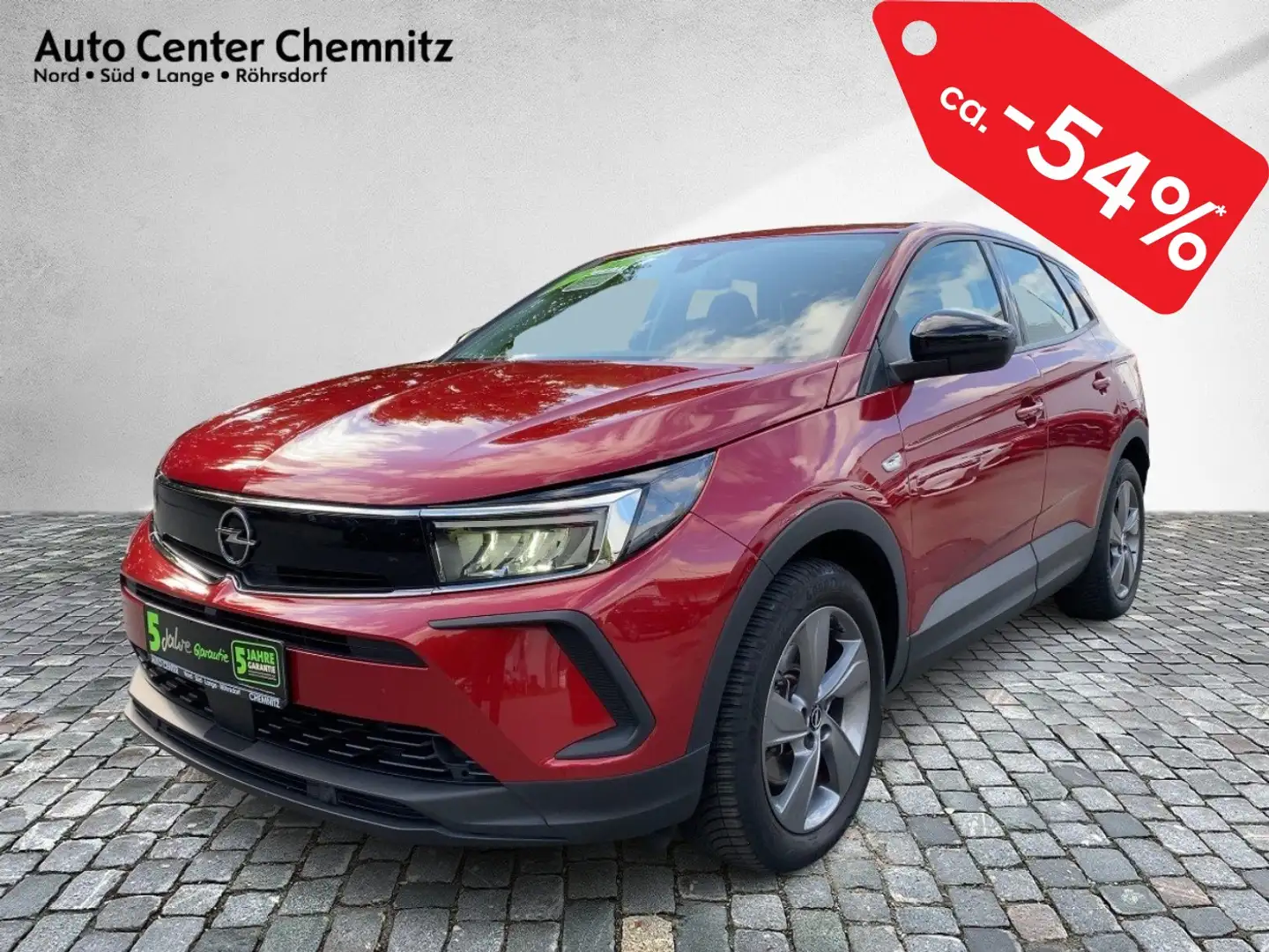 Opel Grandland AT8 Hybrid Edition LED/Navi/LHZ/KlimaA Rot - 2