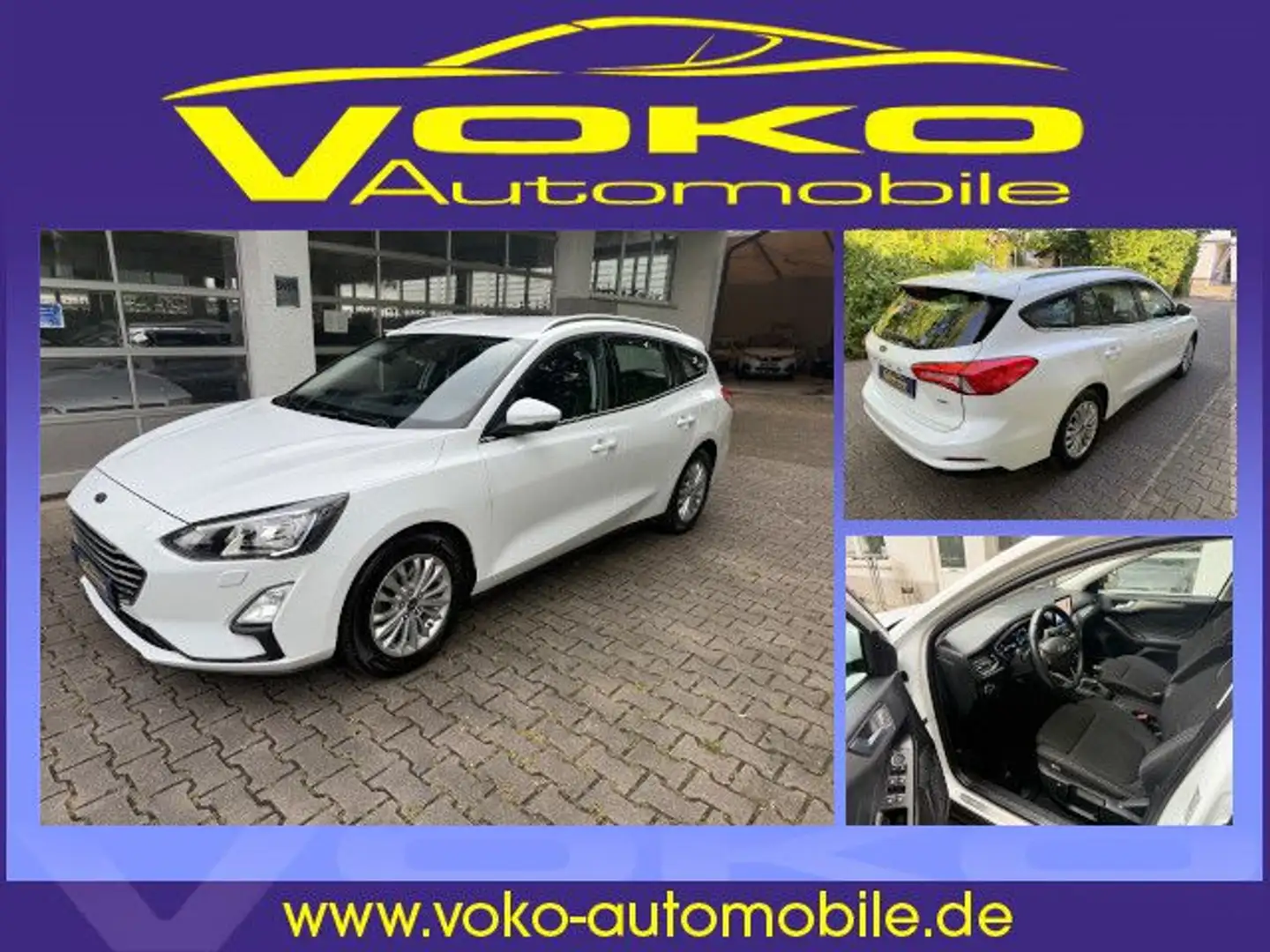 Ford Focus Turnier 1.5 TDCi Titanium Business LED*NAV Weiß - 1