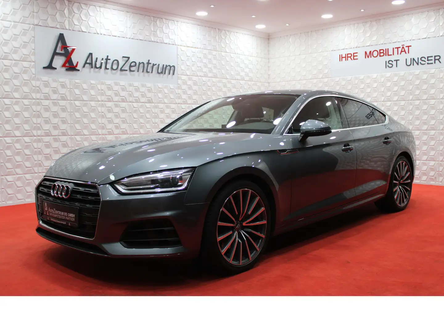 Audi A5 2.0 TFSI S-tronic*LED*PDC*NAVI*SHZ*LEDER*ALU* Gris - 2