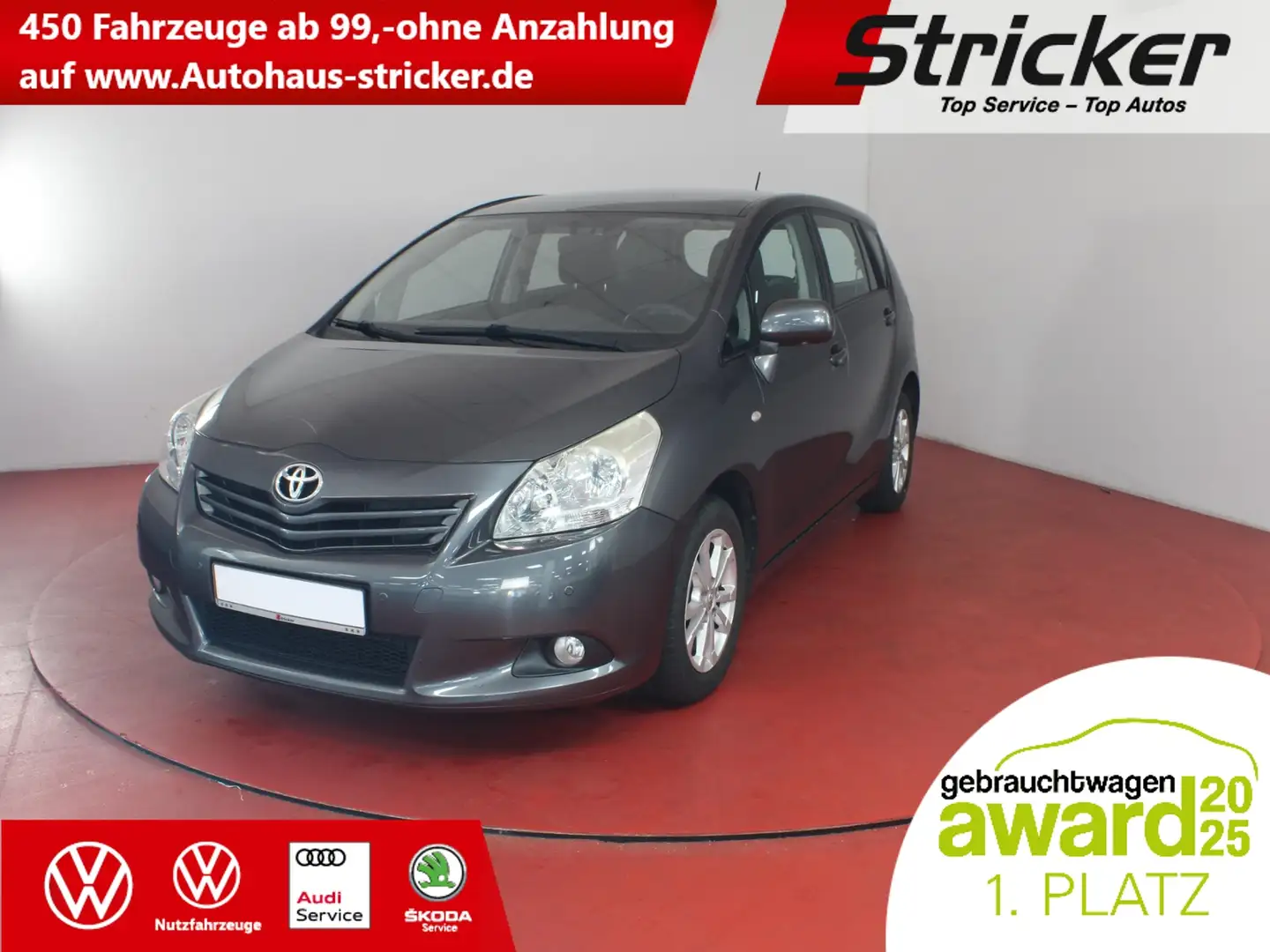 Toyota Verso Edition 1.6 TÜV bis 02.2026 Pano Bluetooth Grau - 1