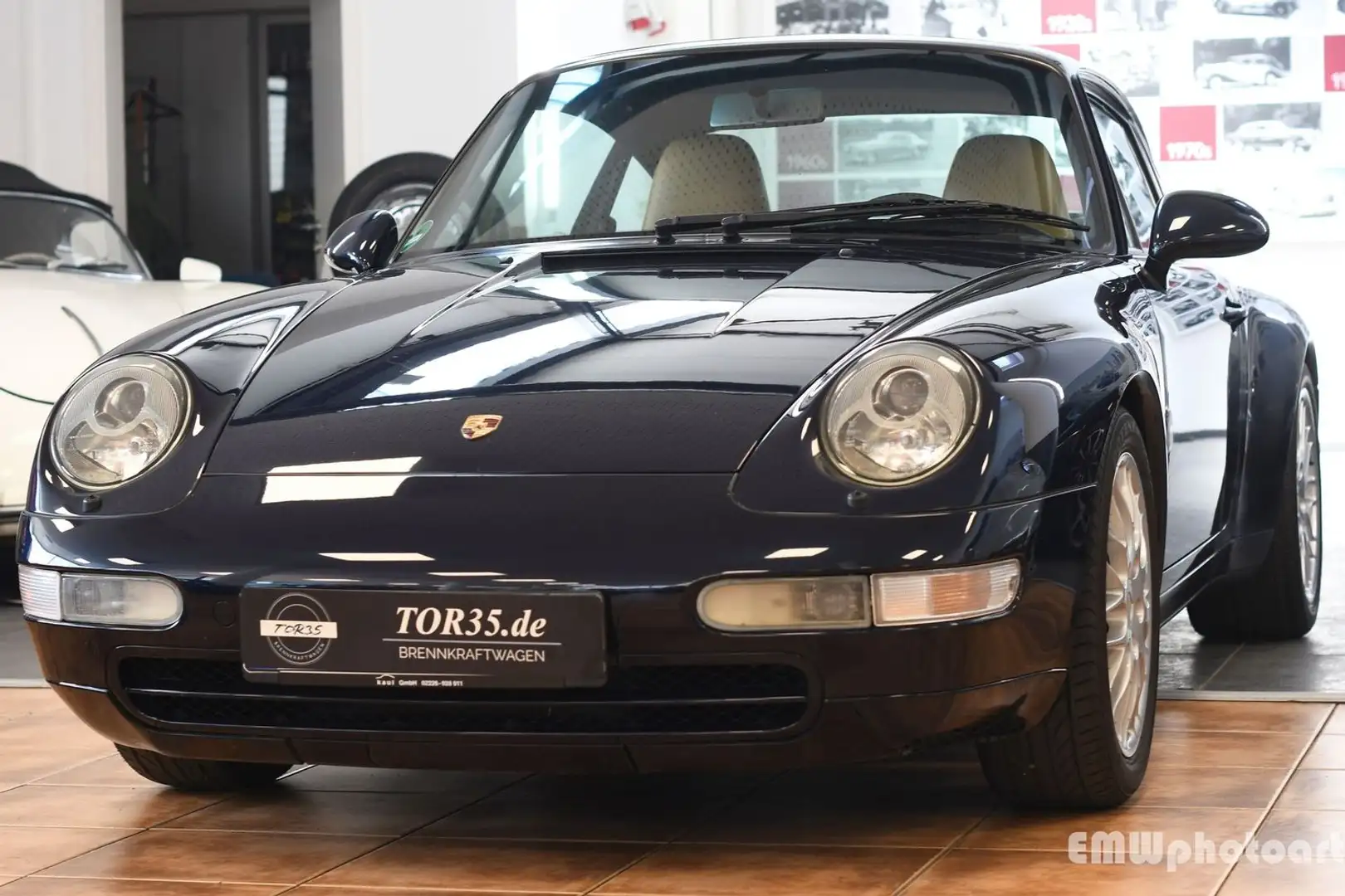 Porsche 993 Carrera 2, sehr gepflegt, Note 2 Blau - 1