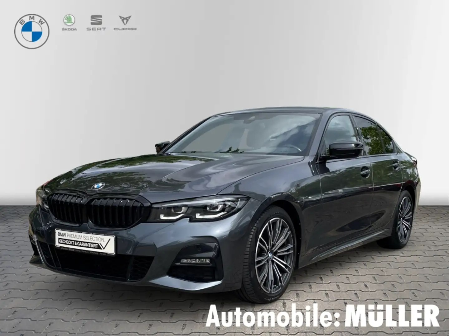 BMW 320 d Limousine*M-Sport*RFK*LED*DAB*HiFi*Tempomat* Grau - 1