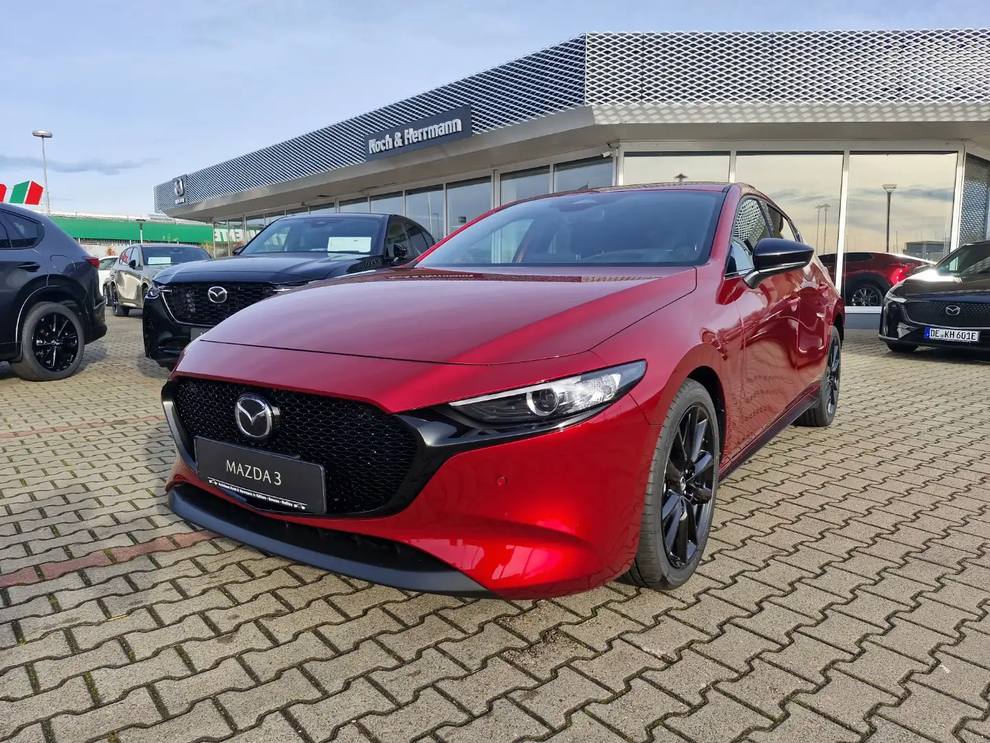 Mazda 3 2.5L e-SKYACTIV G 140ps Automatik Homura Rot - 1