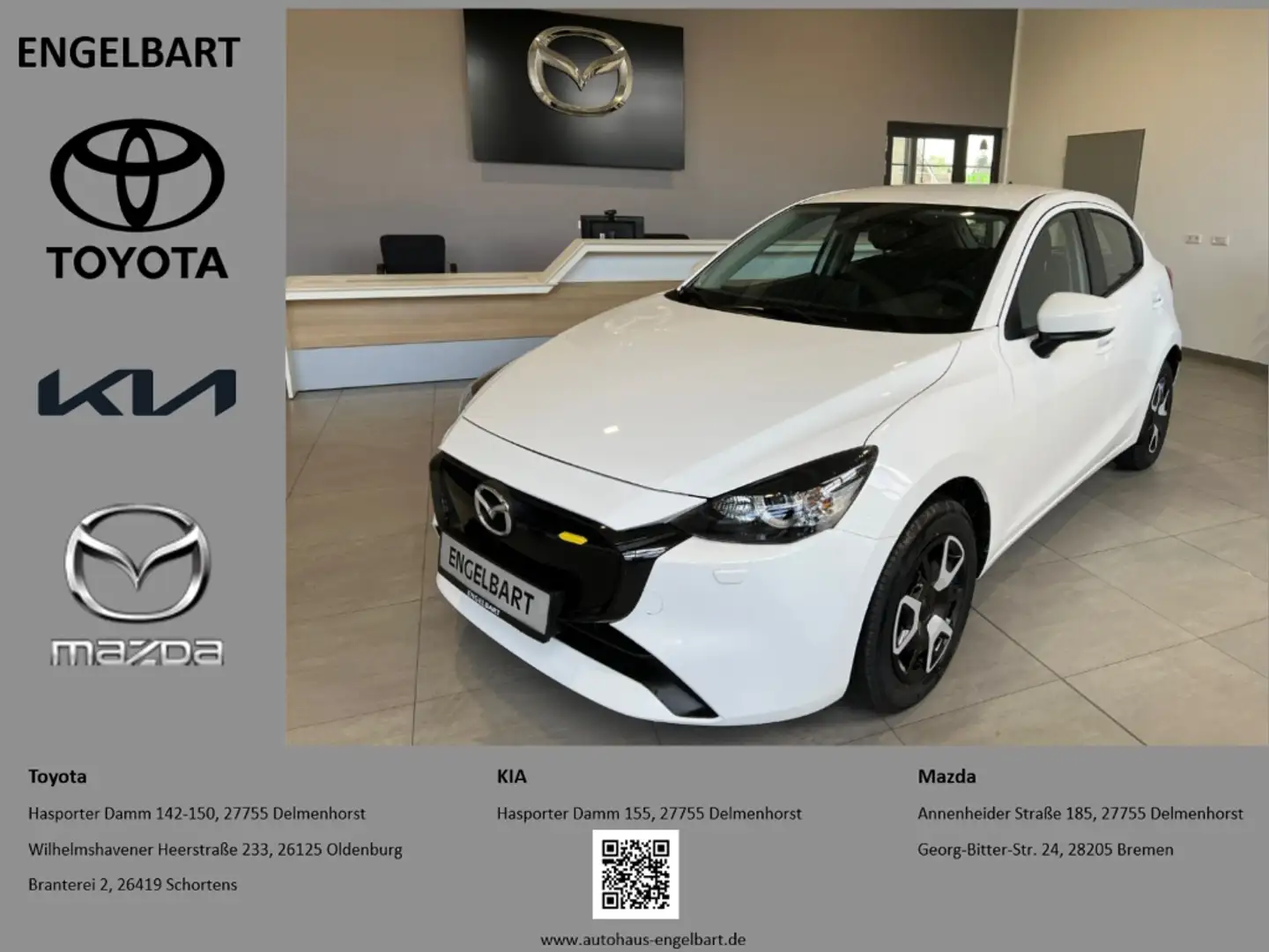 Mazda 2 1.5 Center-Line M-Hybrid LED PDC CarPlay Apple Car Wit - 1