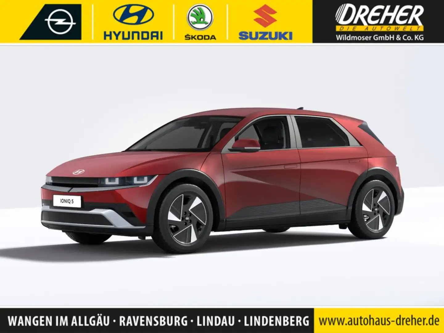 Hyundai IONIQ 5 Basis ⚡ Privatkunden Kracher ❗❗ 4-6 Monate Lieferz Rot - 1