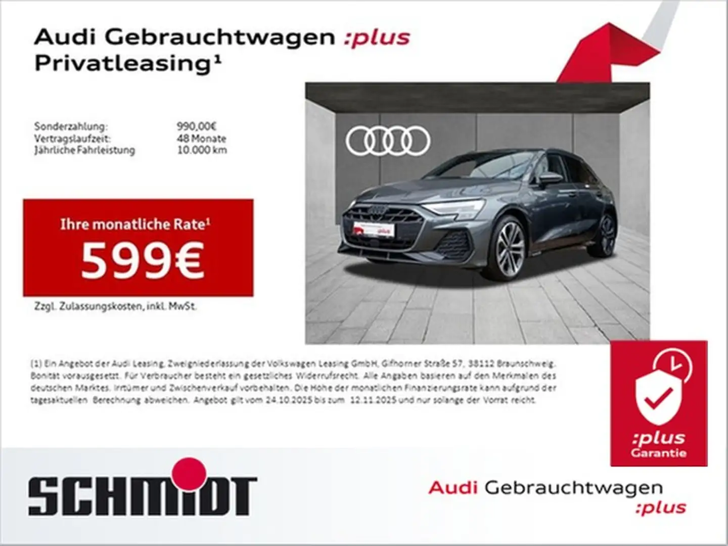 Audi A3 Sportback 40 TFSI e S line LED AHK Navi+ ACC Ka... Grau - 1