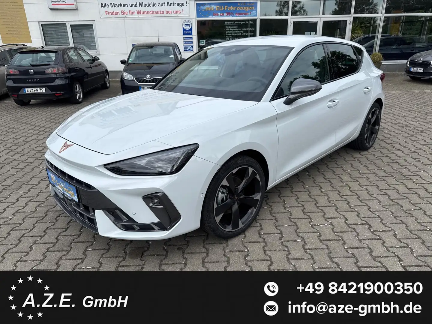 CUPRA Leon 1.5 eTSI DSG *SH*NAVI*LED*TWA*APP*KAMERA*AHK* 1... Bílá - 1