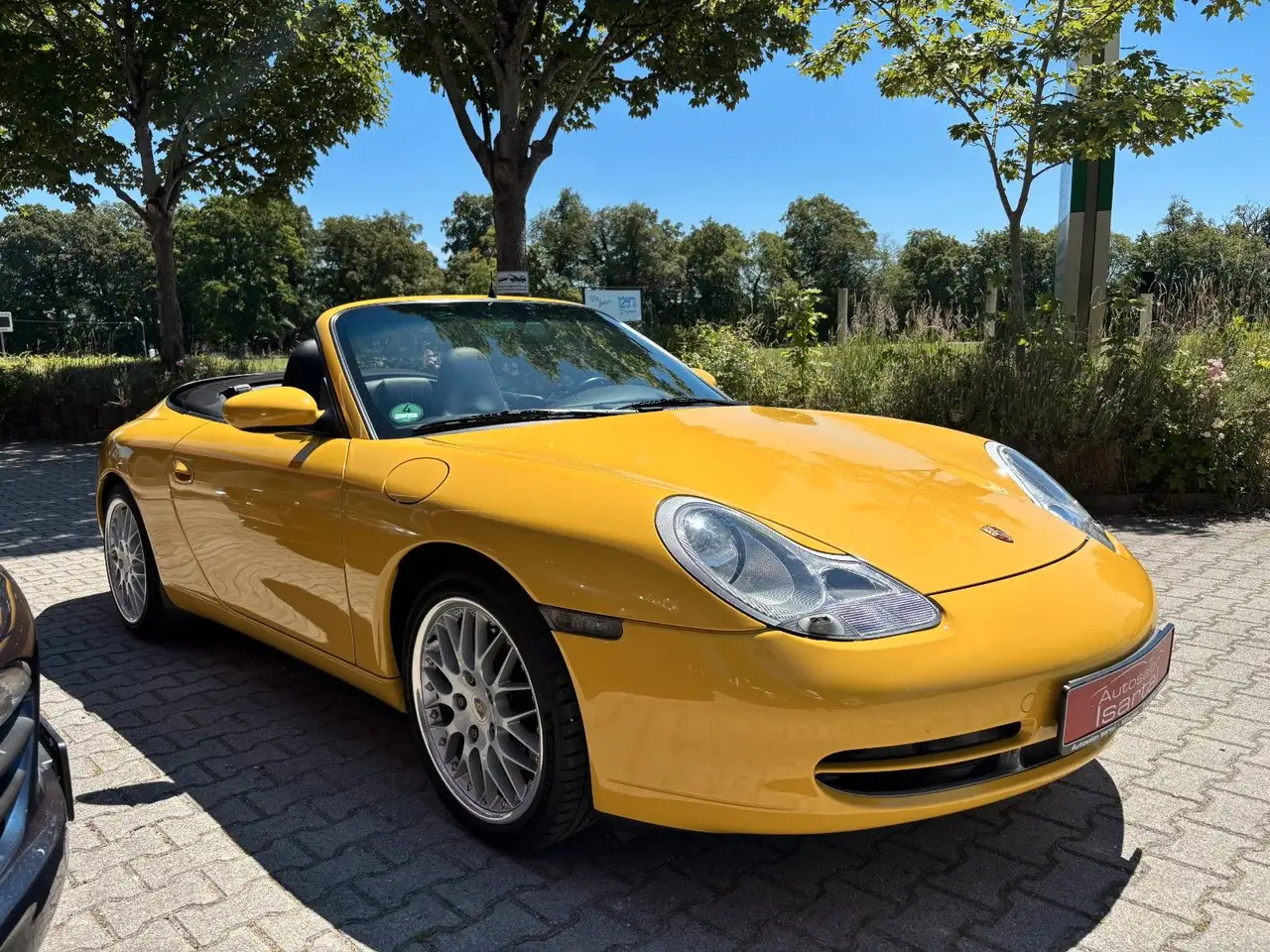 Porsche 996 C2 Cabrio- 6-Gg.- orig. 59TKM, Speedgelb!, foto 4