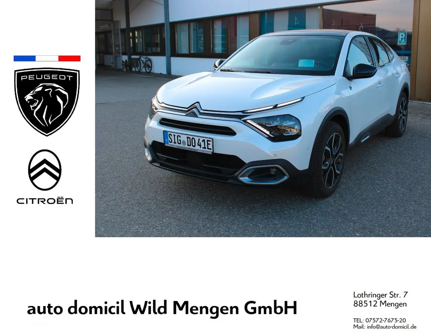 Citroen C4 X e-Shine #Navi #Kamera #SHZ #HeadUp Blanco - 1