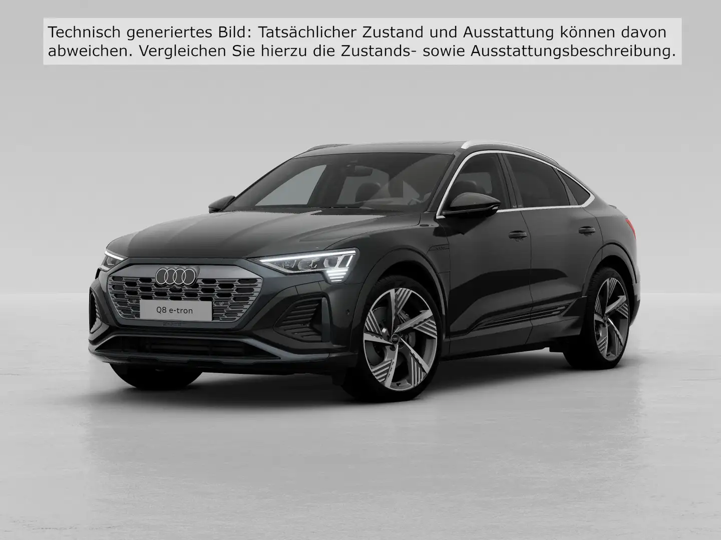Audi Q8 e-tron 55 Q 2x S LINE LM22 LEDER PA Schwarz - 2