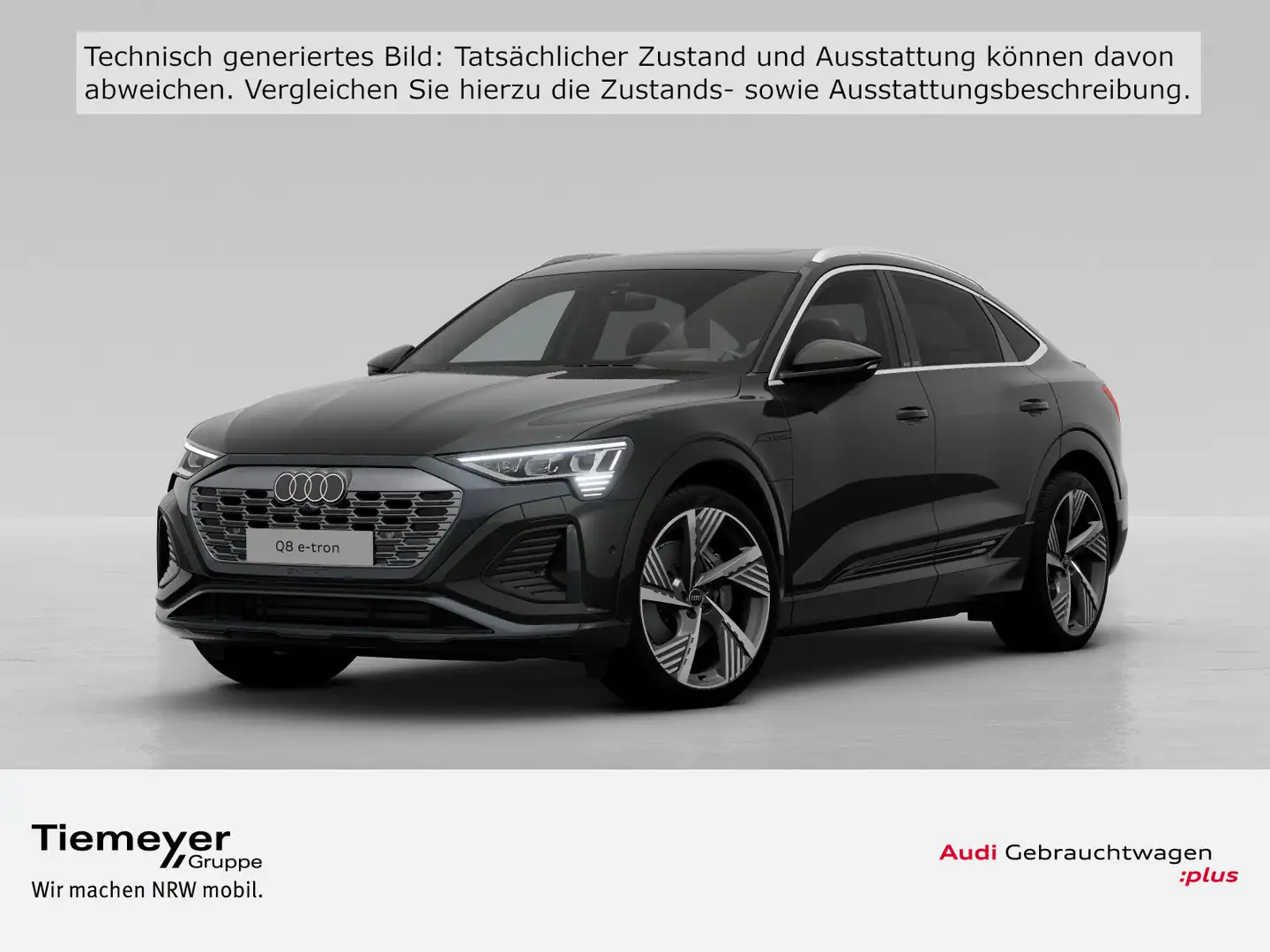 Audi Q8 e-tron 55 Q 2x S LINE LM22 LEDER PA Schwarz - 1