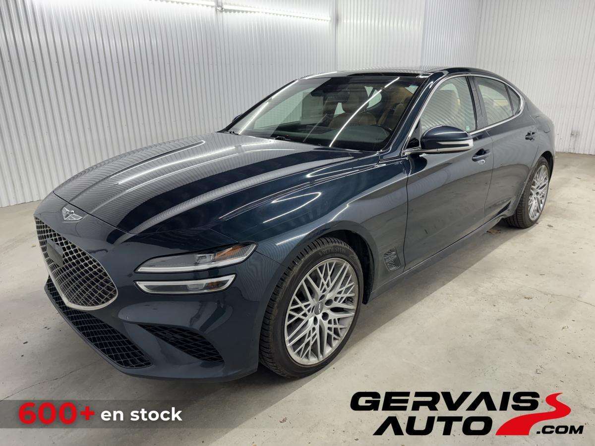 2023 Genesis G70 2.0T Advanced AWD Mags GPS Cuir Toit Ouvrant