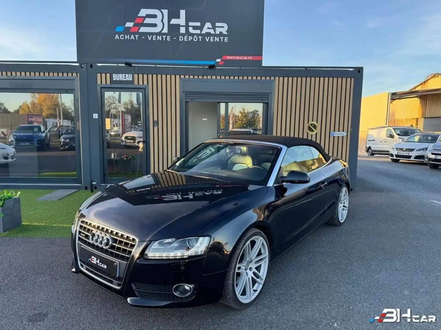 Audi A5 CABRIOLET 2.0 TFSI 211ch SLINE QUATTRO S TRONIC 7 Noir - 1