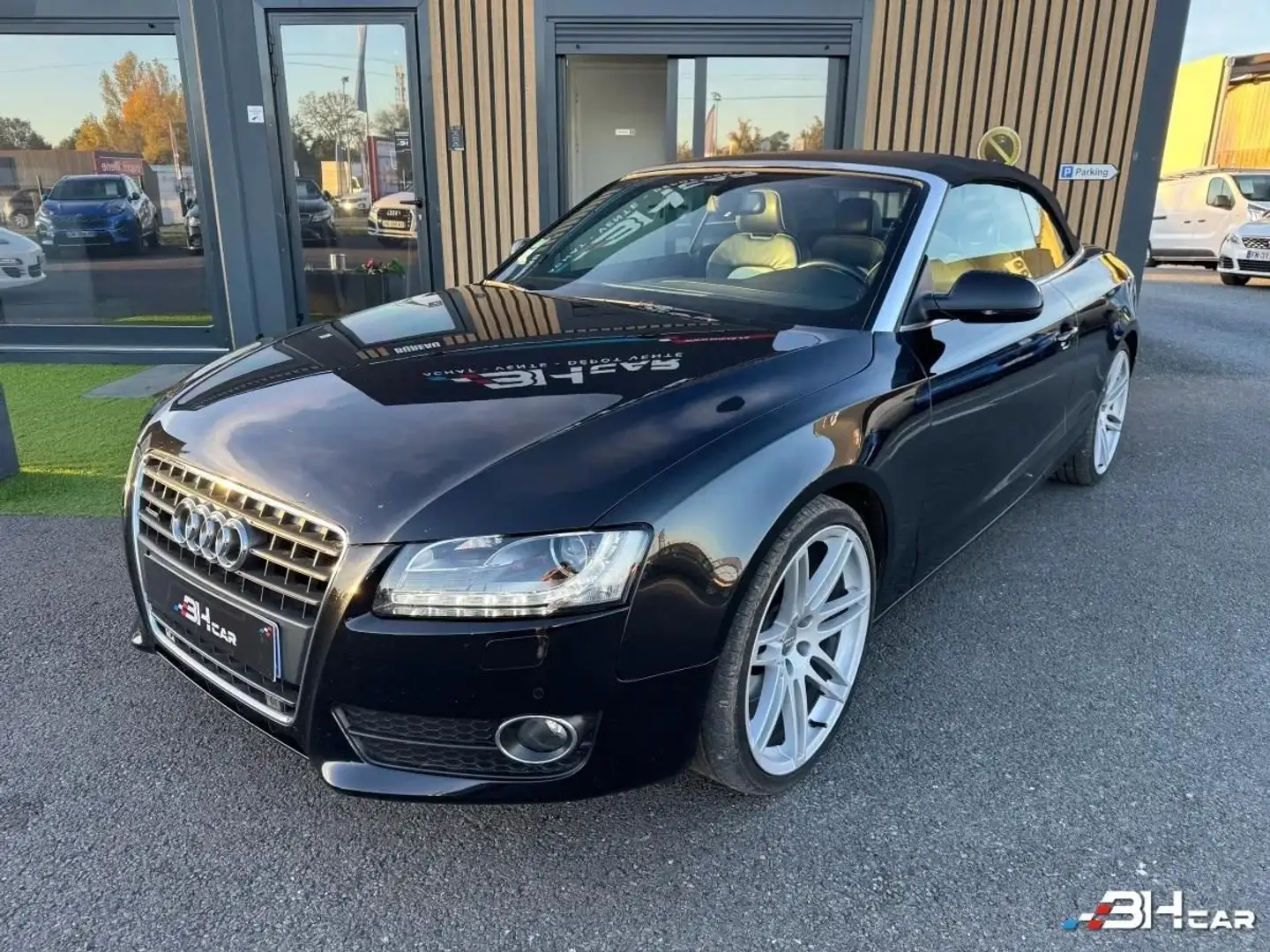 Audi A5 CABRIOLET 2.0 TFSI 211ch SLINE QUATTRO S TRONIC 7 Noir - 2