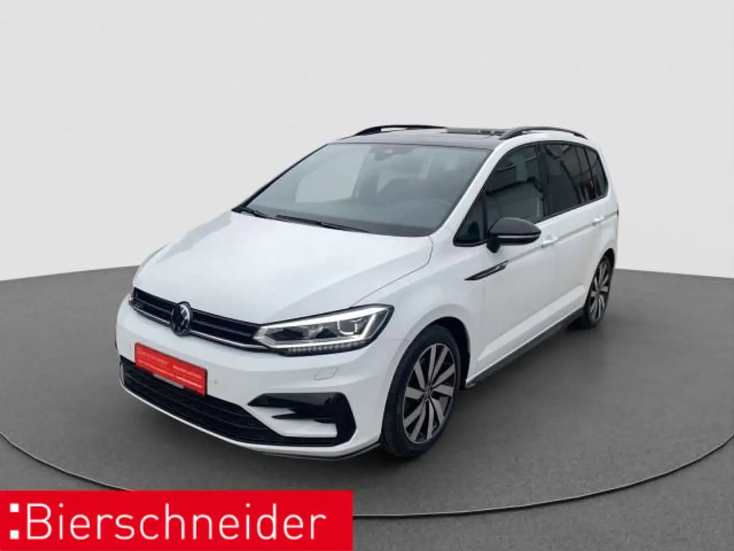 Volkswagen Touran 1.5 TSI DSG R-Line Black 7SITZE AHK PANO Weiß - 2