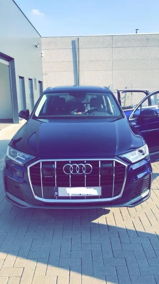 Audi Q7 3.0 TDI e-tron quattro tiptronic Bleu - 1