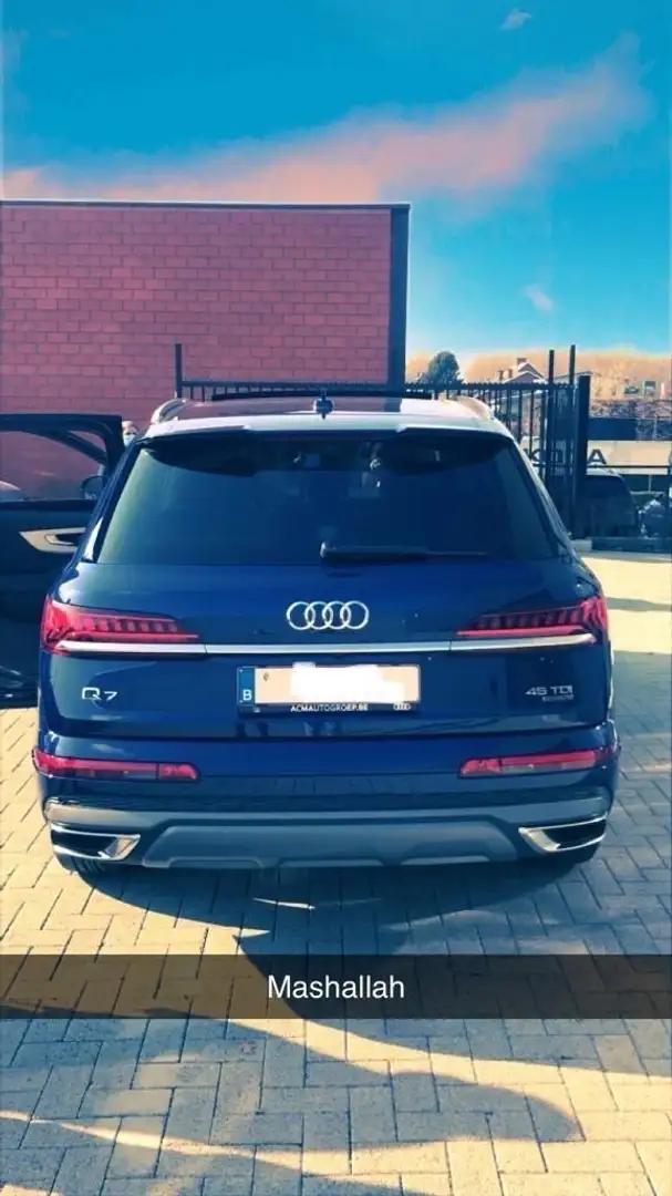 Audi Q7 3.0 TDI e-tron quattro tiptronic Bleu - 2