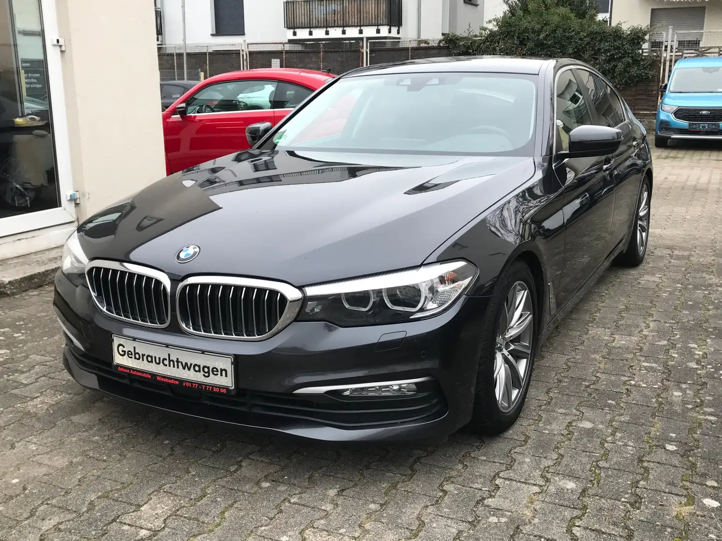 BMW 520 520d Aut. Sport Line ACC*SPORTSITZE-LEDER*NAVI Grau - 2