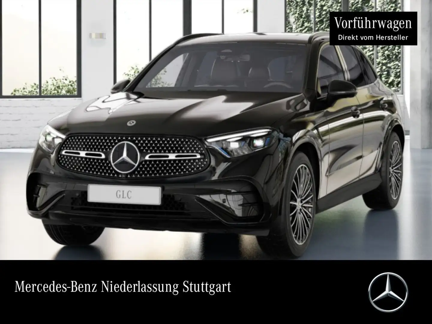 Mercedes-Benz GLC 200 4M AMG+NIGHT+360+AHK+TOTW+KEYLESS+9G Schwarz - 1